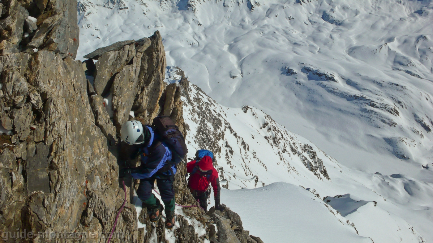 Grande Motte arete sud 07